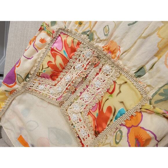 Anthropologie Cynthia Steffe Cotton Silk Blend Blend Top - Picture 5 of 7